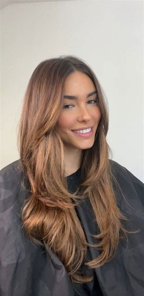 Flowing Elegance 40 Long Layered Haircuts Ideas Caramel Brown With