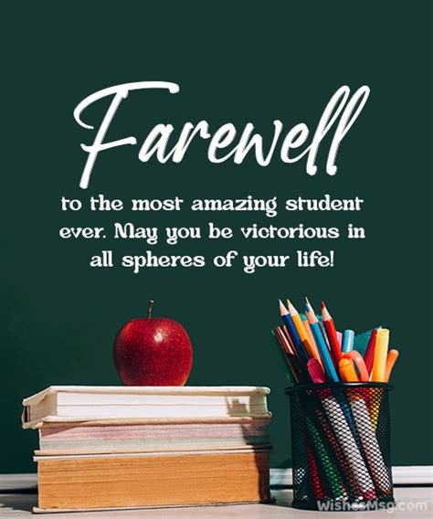 80 Best Farewell Messages For Students Wishesmsg