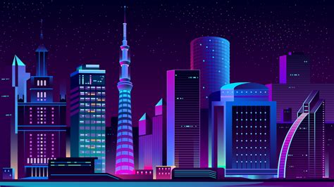 Cartoon City Wallpaper 4k Trystram Romain Animated Backgrounds