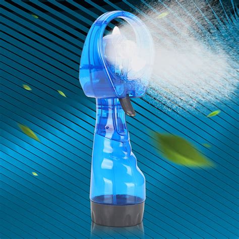 Tebru Portable Summer Outdoor Handheld Mini Water Spray Cooler Misting Moisturizing Fan Nbsp