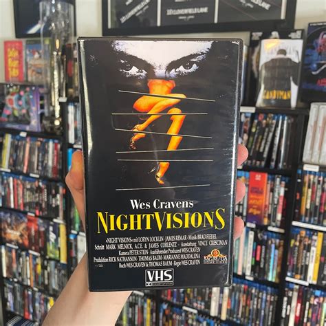 Night Visions 1990 Custom Vhs Displayreplacement Case No Etsy