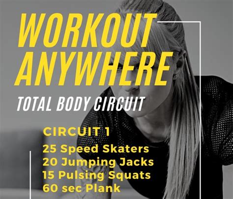 workout anywhere total body circuit workout experiments in wellness