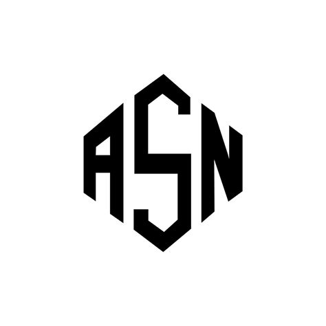 Asn Letter Logo Design With Polygon Shape Asn Polygon And Cube Shape Logo Design Asn Hexagon