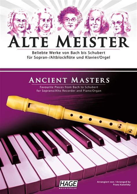 Tyvärr har den inte flygelljud i. Alte Meister für Sopran-/Altblockflöte und Klavier/Orgel ...