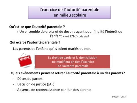 Ppt Quest Ce Que Lautorité Parentale Powerpoint Presentation Id Hot