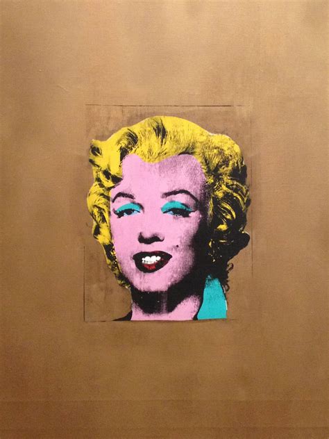 Gold Marilyn Monroe Andy Warhol Moma Andy Warhol Museum Of Modern