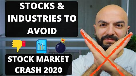 Here are my key indicators. Stock Market Crash 2020 | Stocks/Industry to Avoid - YouTube