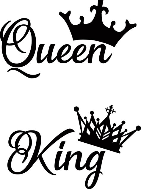 Archivos Compartidos Vectores Queen Y King Estilos De Letras