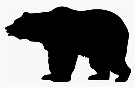 Beargrizzly Bearbrown Bearclip Artsilhouetteamerican Black Bear