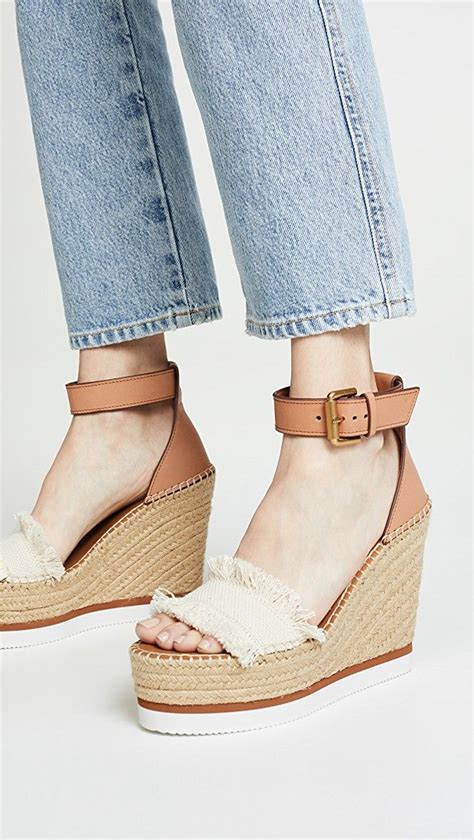 See By Chloe Glyn Wedge Espadrilles Shopbop Chloe Shoes On Shoes