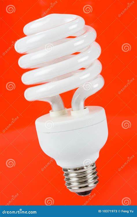 Compact Fluorescent Lightbulb Stock Image Image Of Economical Power