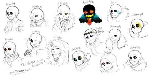 A Bunch Of Sans By Owosesameowo On Deviantart