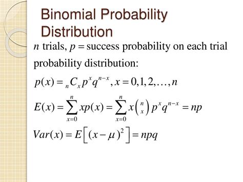 Ppt Binomial Random Variables Powerpoint Presentation Free Download