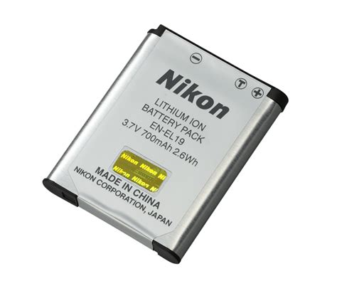 1 lithium ion batteries required. EN-EL19 Rechargeable Battery | Nikon