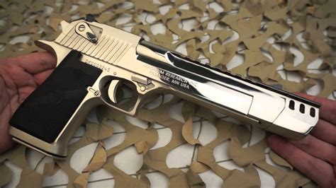 Magnum Research Polished Chrome Compensated Desert Eagle 50ae Pistol