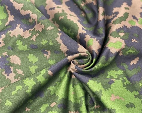 Camouflage Fluorescent Cotton Jersey Wholesale Fabrics Uk