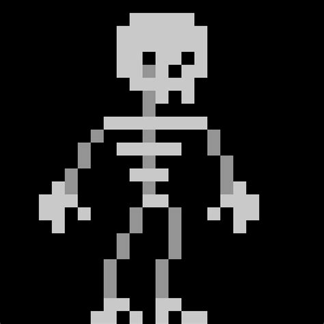 skeleton pixel art pixel animation art images