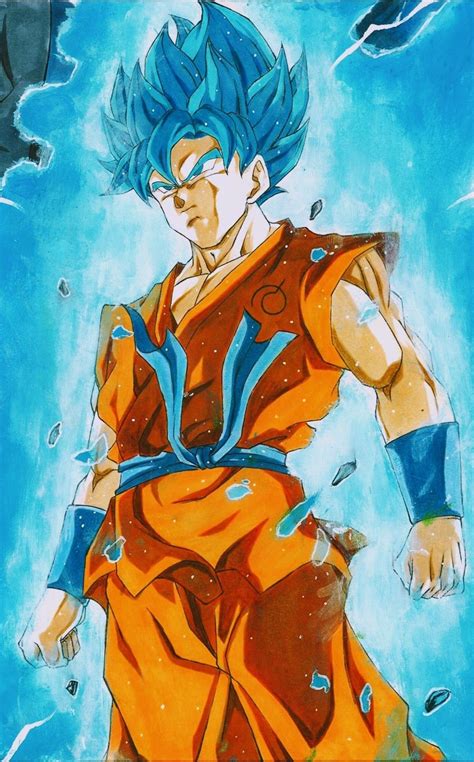 Goku Super Saiyan God By Liamdg Dragon Ball Goku Dragon Ball Super