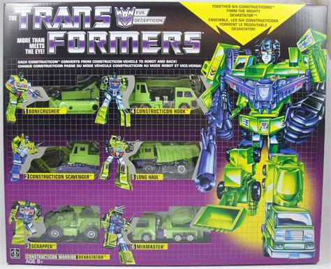 Transformers G1 Walmart Exclusive Constructicon Warrior Devastator