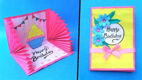 Beautiful Birthday Card Idea Handmade Greetings Card Diy Birthday