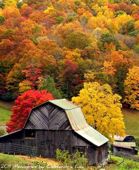 Self Architecture Old Barns Country Barns Autumn Scenery