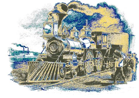 Vintage Train Vector Illustration Public Domain Vectors