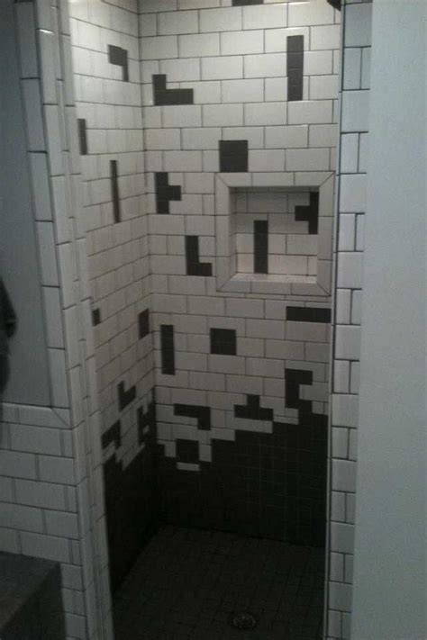 Pixel Art Bathroomshower Tiles Imgur Art Bathroom Small Bathroom