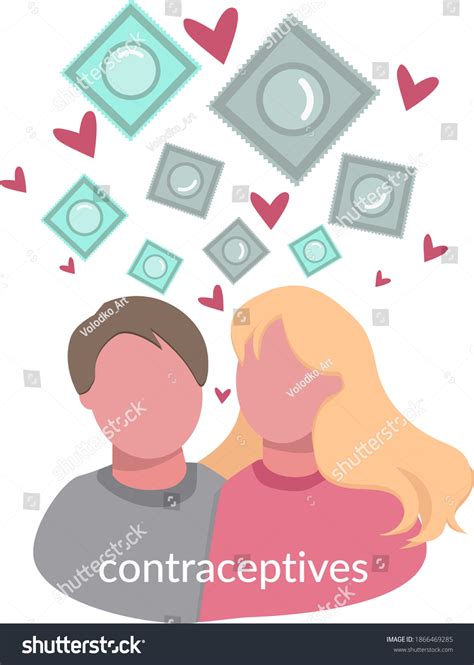 safe sex vector illustration man woman stock vector royalty free 1866469285 shutterstock