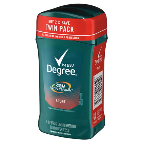 Every deodorant on this list has been evaluated and vetted by our team of test editors. Degree Men Original Protection Sport Antiperspirant ...