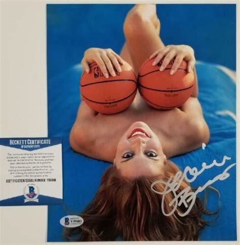 Jeannie Buss Signed Playboy X Photo Lakers Owner Autograph Beckett