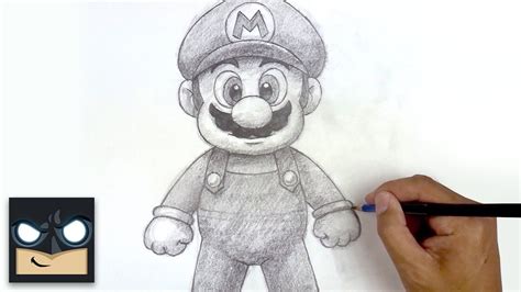How To Draw Mario Sketch Sundays Easy Video Tutorial