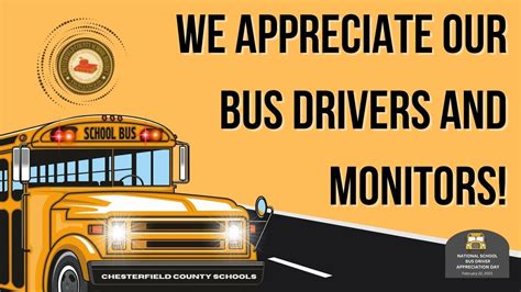 It's School Bus Driver Appreciation Day! | Chesterfield County School District