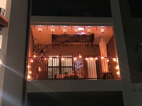 50 Popular Fall Apartment Balcony Decorating Ideas In 2020 Halloween