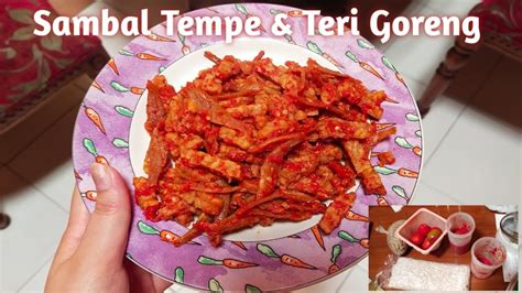 Cara memasak tempe bacem tanpa digoreng RESEP SAMBAL TEMPE & TERI GORENG TANPA KACANG - YouTube