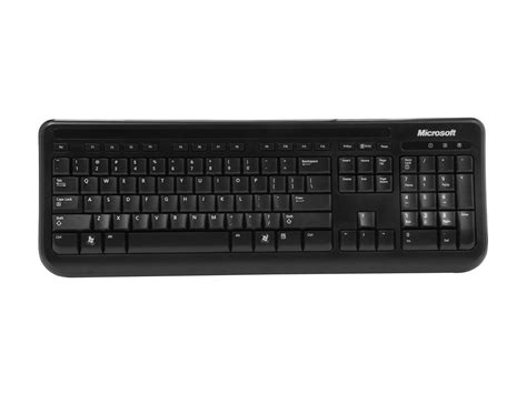 Microsoft Desktop 400 5mh 00001 Black Wired Keyboard Neweggca