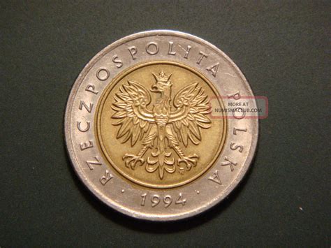 Poland 5 Zlotych 1994 Coin
