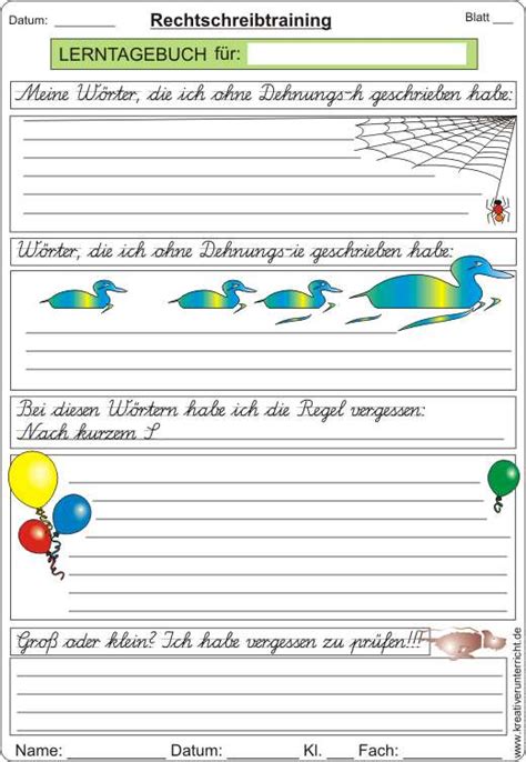 Lerntagebuch uni beispiel / portfolio lerntagebuch erfahrungsberichte des ehb nr 2 der hochschuldidaktischen schriftenreihe ausgabe september 2007 d herren hrsg pdf free download. Lerntagebuch - Rechtschreiben Rechtschreibtraining