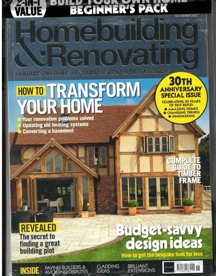 Find inspiration and instructions for home decor projects, flea market makeovers, outdoor living ideas, and more. Home Building and Renovating Magazine Subscription
