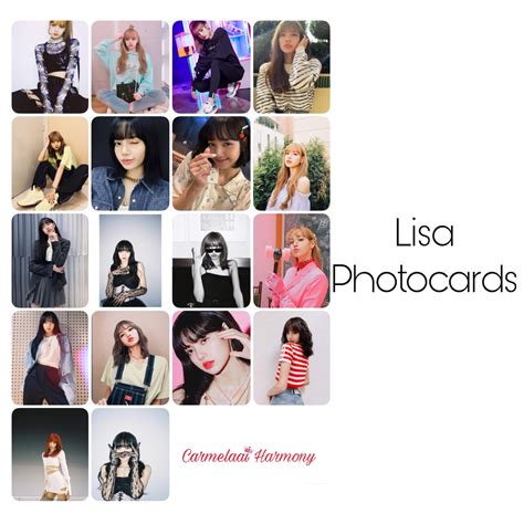 Blackpink Lisa Photocards Etsy