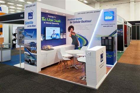 Full Custom 3m X 3m Corner Booth For Gilat At Africacom2013 Diseño De