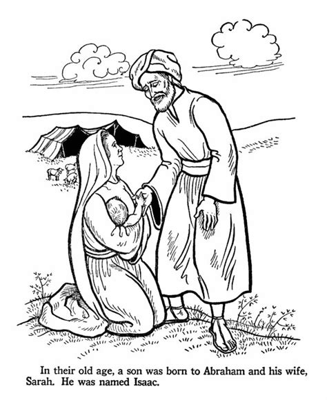 On this page you can see abraham and isaac coloring page and and print them. Isaac is born to Abraham and Sarah when they are old ...