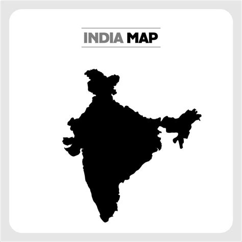India Map Vector Illustration Vector Art At Vecteezy