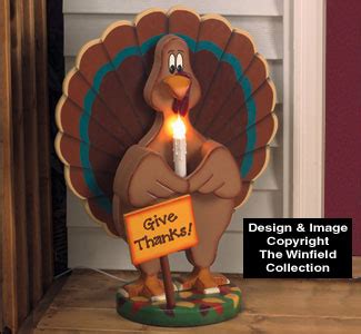 Give Thanks Turkey Woodcraft Pattern Thanksgiving The Winfield Collection