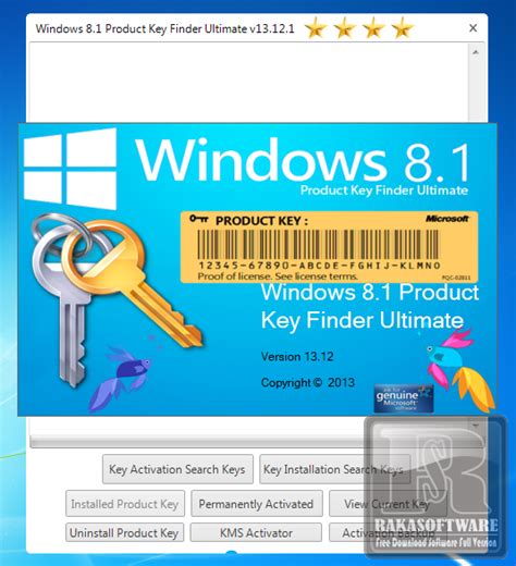 Windows 81 Product Key Finder Ultimate V13121 Rakasoftware Free