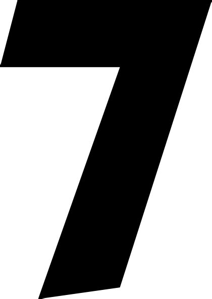 Number Seven Clip Art At Vector Clip Art
