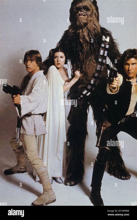 Star Wars 1977 Mark Hamill As Luke Skywalker Carrie Fisher As