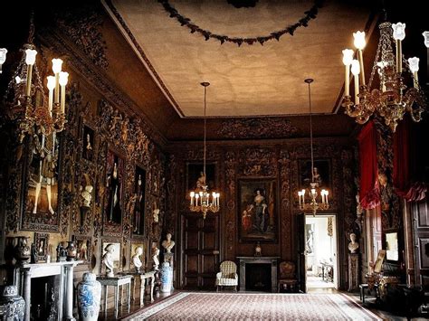 The Other End Of The Carved Room At Petworth House West Sussex