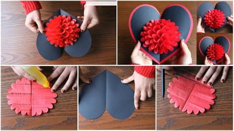 How to make pop up cards. How to make flower pop up card - Simple Craft Ideas