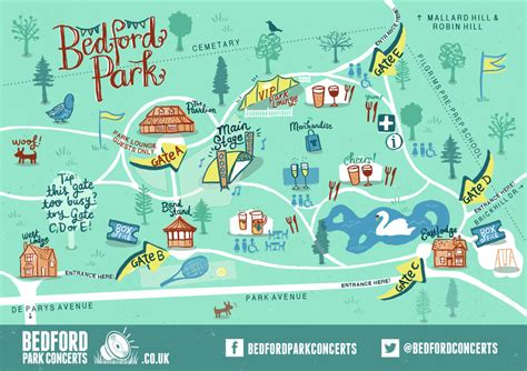 Bedford Park Concerts Map Katie Allen