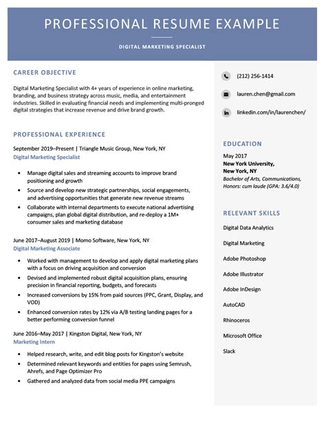 430 Resume Examples For Any Job Or Experience Level